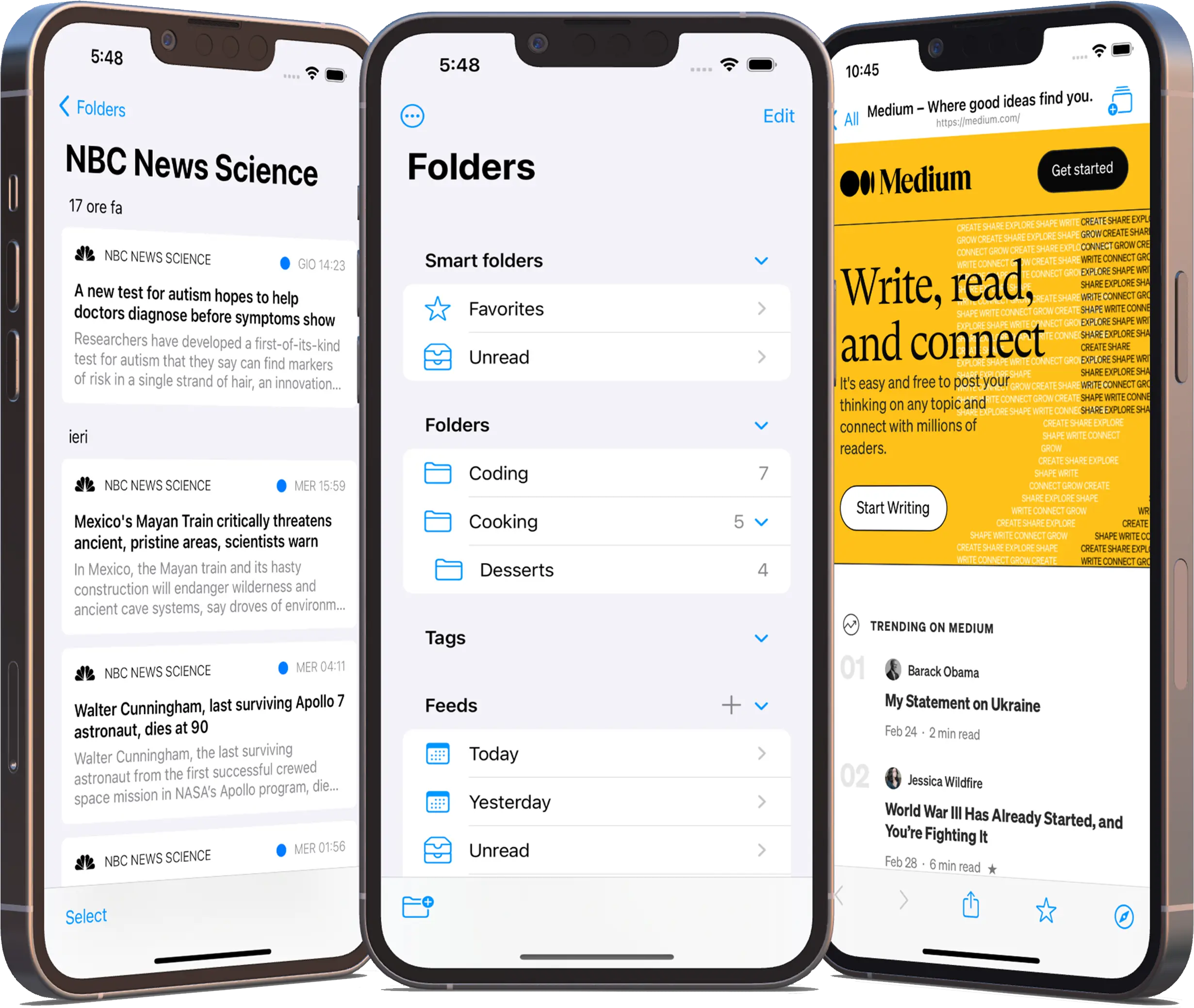 Linkboard screens